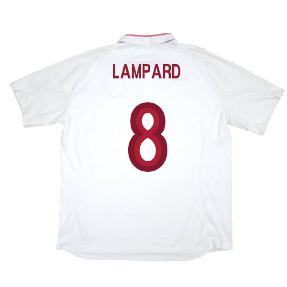 England 2012-13 Home Shirt (L) (Fair) (Lampard 8)_1