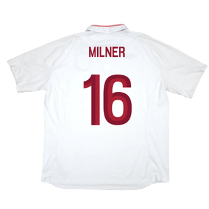 England 2012-13 Home Shirt (XL) (Very Good) (Milner 16)_1