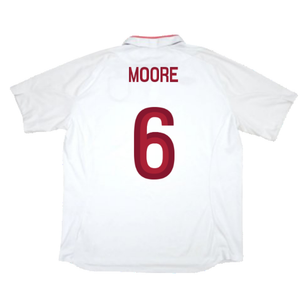 England 2012-13 Home Shirt (XL) (Excellent) (Moore 6)_1