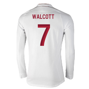 England 2012-13 Long Sleeve Home Shirt (L) (Fair) (Walcott 7)_1