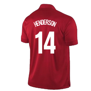 England 2013-14 Away Shirt (M) (Very Good) (HENDERSON 14)_1