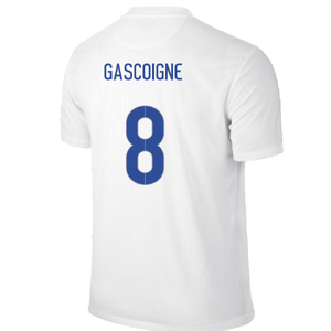 England 2014-16 Home Shirt (XL) (Good) (GASCOIGNE 8)_1