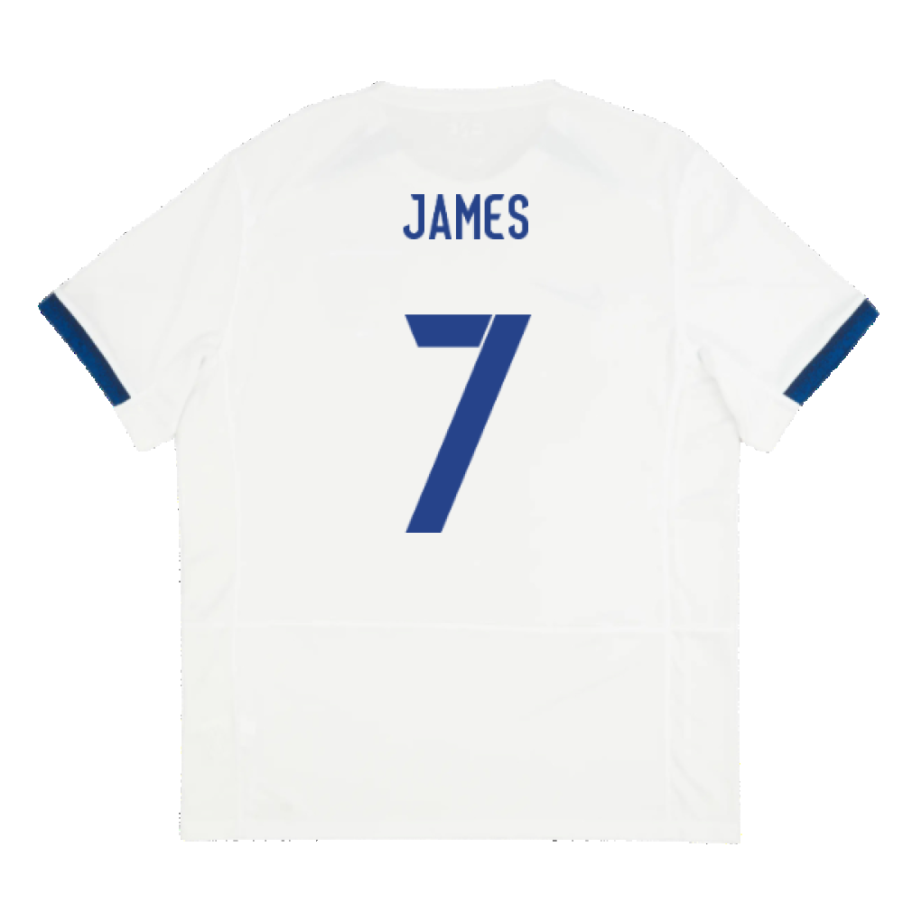 England 2023-24 Womens World Cup Home Shirt (S) (JAMES 7) (Excellent)_1