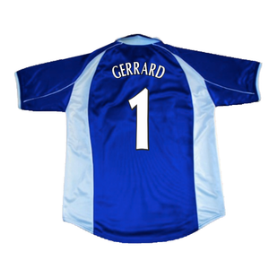 Everton 2000-01 Home Shirt (S) (Excellent) (Gerrard 1)_1