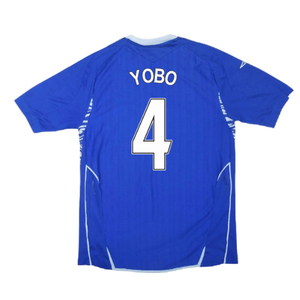 Everton 2007-08 Home Shirt ((Excellent) S) (Yobo 4)_2