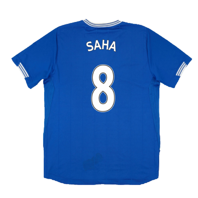Everton 2009-10 Home Shirt (XL) (Good) (Saha 8)_1