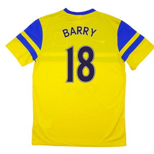 Everton 2013-14 Away Shirt (M) (Excellent) (Barry 18)_1