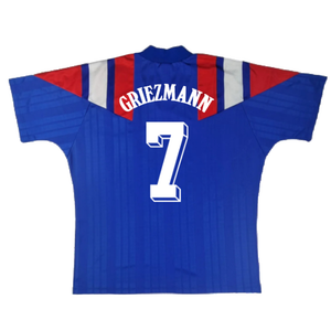 France 1992-94 Home Shirt (L) (Excellent) (GRIEZMANN 7)_1