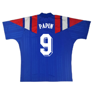 France 1992-94 Home Shirt (S) (Excellent) (Papin 9)_1