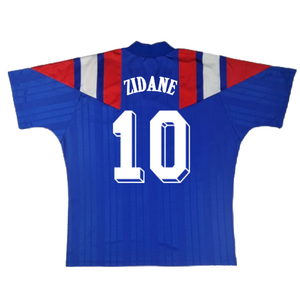 France 1992-94 Home Shirt (L) (Excellent) (ZIDANE 10)_1