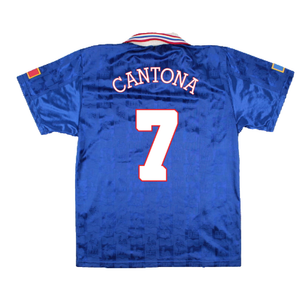 France 1996-98 Home Shirt (M) (Excellent) (CANTONA 7)_1