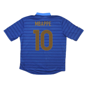 France 2012-13 Home Shirt (M) (Very Good) (MBAPPE 10)_1