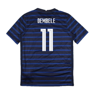 France 2020-21 Home Shirt (Mint) (Dembele 11)_1