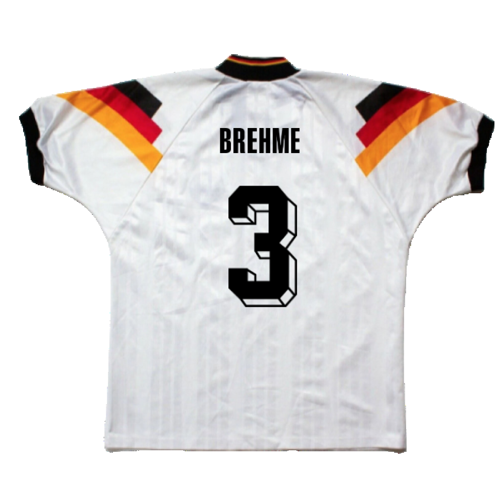 Germany 1992-93 Home Shirt (L) (Excellent) (Brehme 3)_1