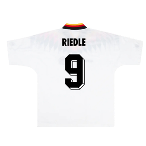 Germany 1994-96 Home Shirt (S) (Excellent) (RIEDLE 9)_1