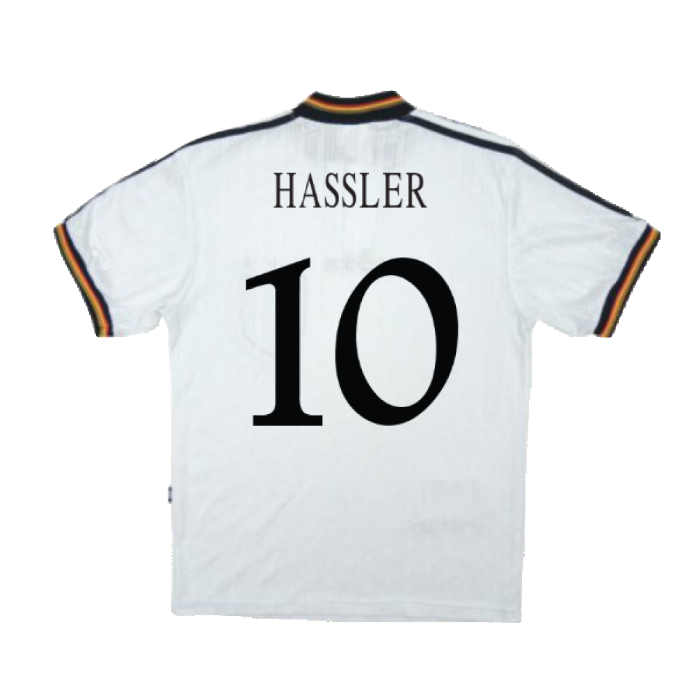 Germany 1996-98 Home Shirt (L) (Good) (Hassler 10)_1