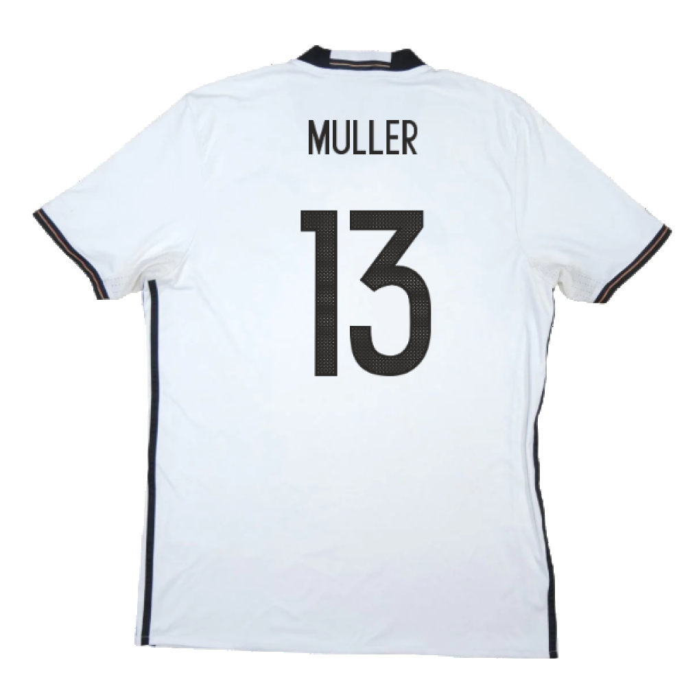 Germany 2016-17 Home Shirt (XL) (Very Good) (Muller 13)_1