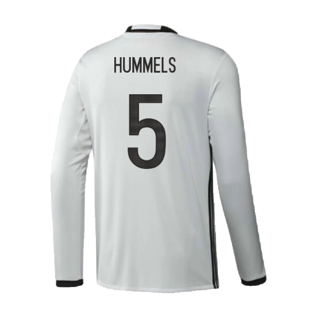 Germany 2016-17 Long Sleeve Home Shirt (Very Good) (Hummels 5)_1