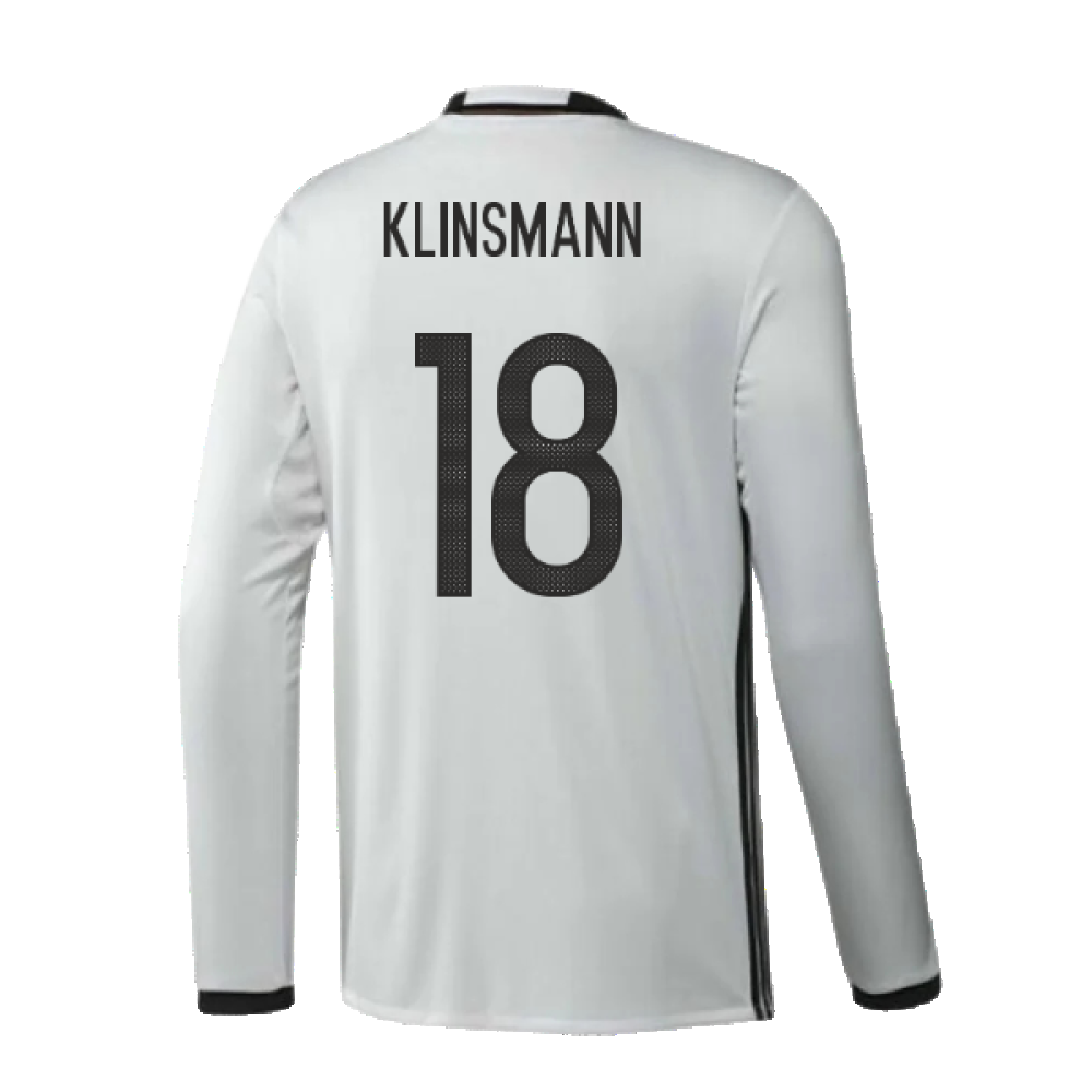 Germany 2016-17 Long Sleeve Home Shirt (Very Good) (Klinsmann 18)_1