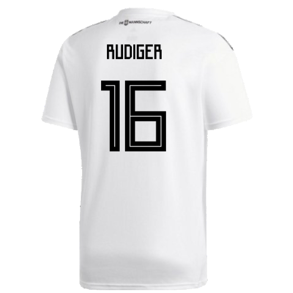 Germany 2018-19 Home Shirt (L) (Very Good) (Rudiger 16)_1