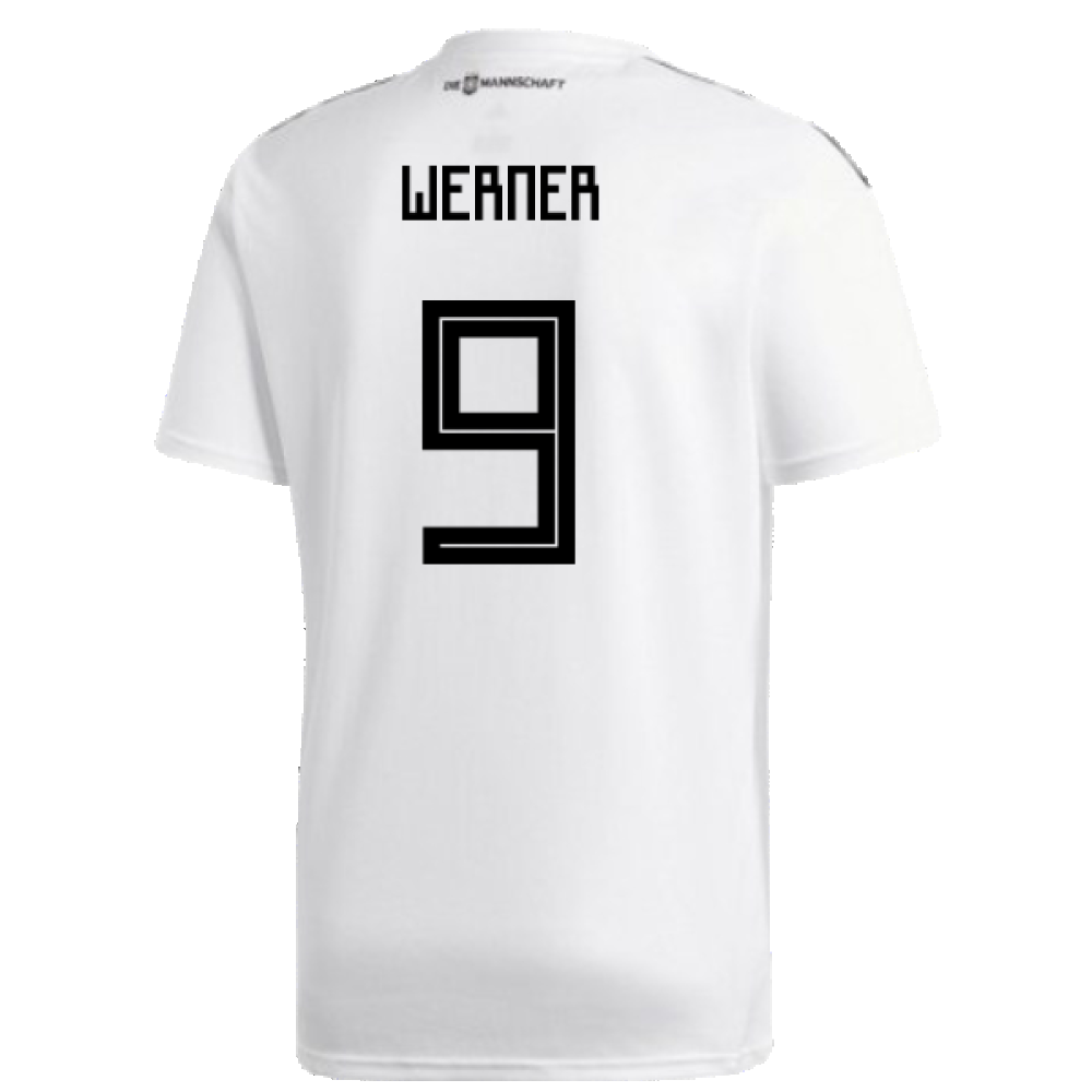 Germany 2018-19 Home Shirt (XL) (Good) (Werner 9)_1