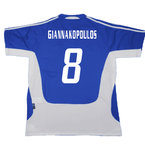 Greece 2004-06 Home Shirt (XL) (Excellent) (Giannakopoulos 8)_1