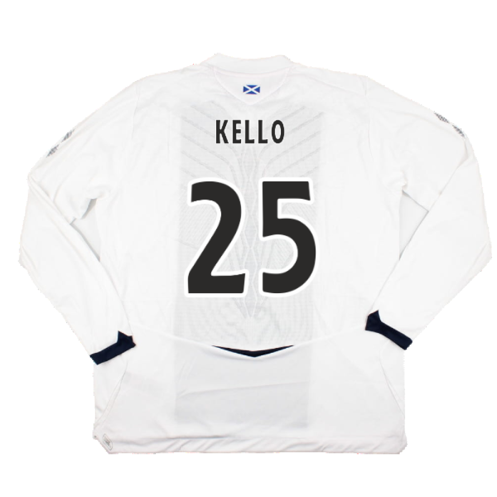 Hearts 2008-09 Long Sleeve Away Shirt (XXL) (Kello 25) (Mint)_1