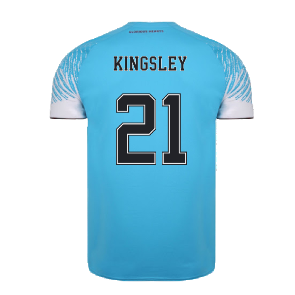 Hearts 2020-21 Away Shirt (S) (Kingsley 21) (Mint)_1