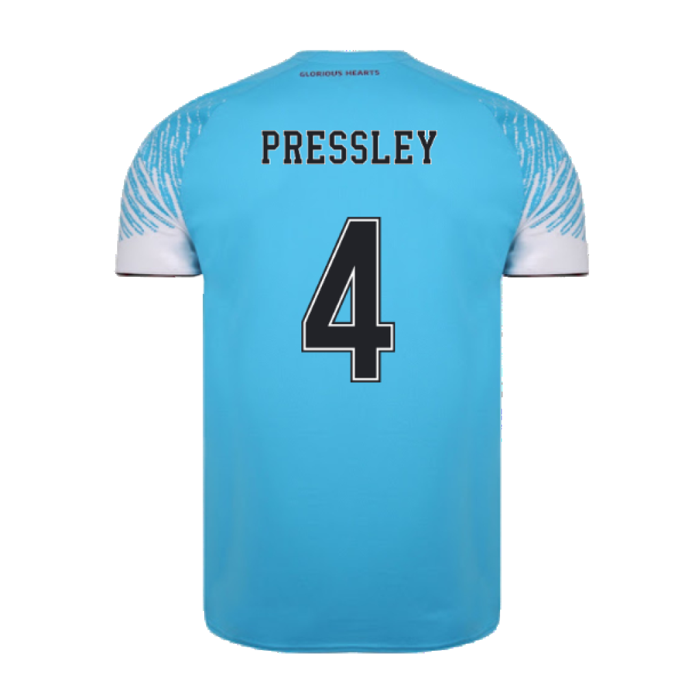 Hearts 2020-21 Away Shirt (S) (PRESSLEY 4) (Mint)_1