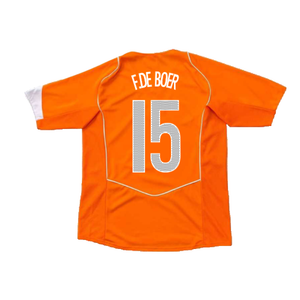 Holland 2004-05 Home Shirt (XXL) (Excellent) (F.De Boer 15)_1