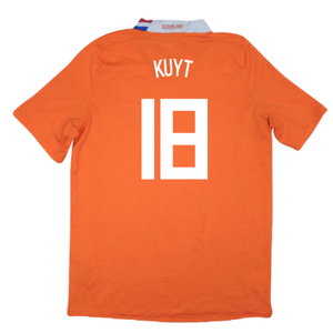 Holland 2008-10 Home Shirt (L) (Mint) (Kuyt 18)_1