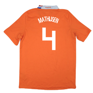 Holland 2008-10 Home Shirt (L) (Mint) (Mathijsen 4)_1