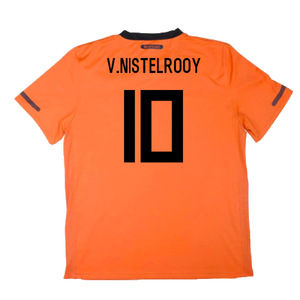 Holland 2010-11 Home Shirt (M) (Mint) (V.Nistelrooy 10)_1