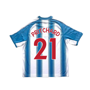 Huddersfield 2017-18 Home Shirt (Excellent) (Pritchard 21)_1