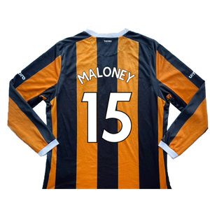 Hull City 2016-17 Long Sleeve Home Shirt (XXL) (Maloney 15) (Excellent)_1