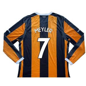 Hull City 2016-17 Long Sleeve Home Shirt (XXL) (Meyler 7) (Excellent)_1