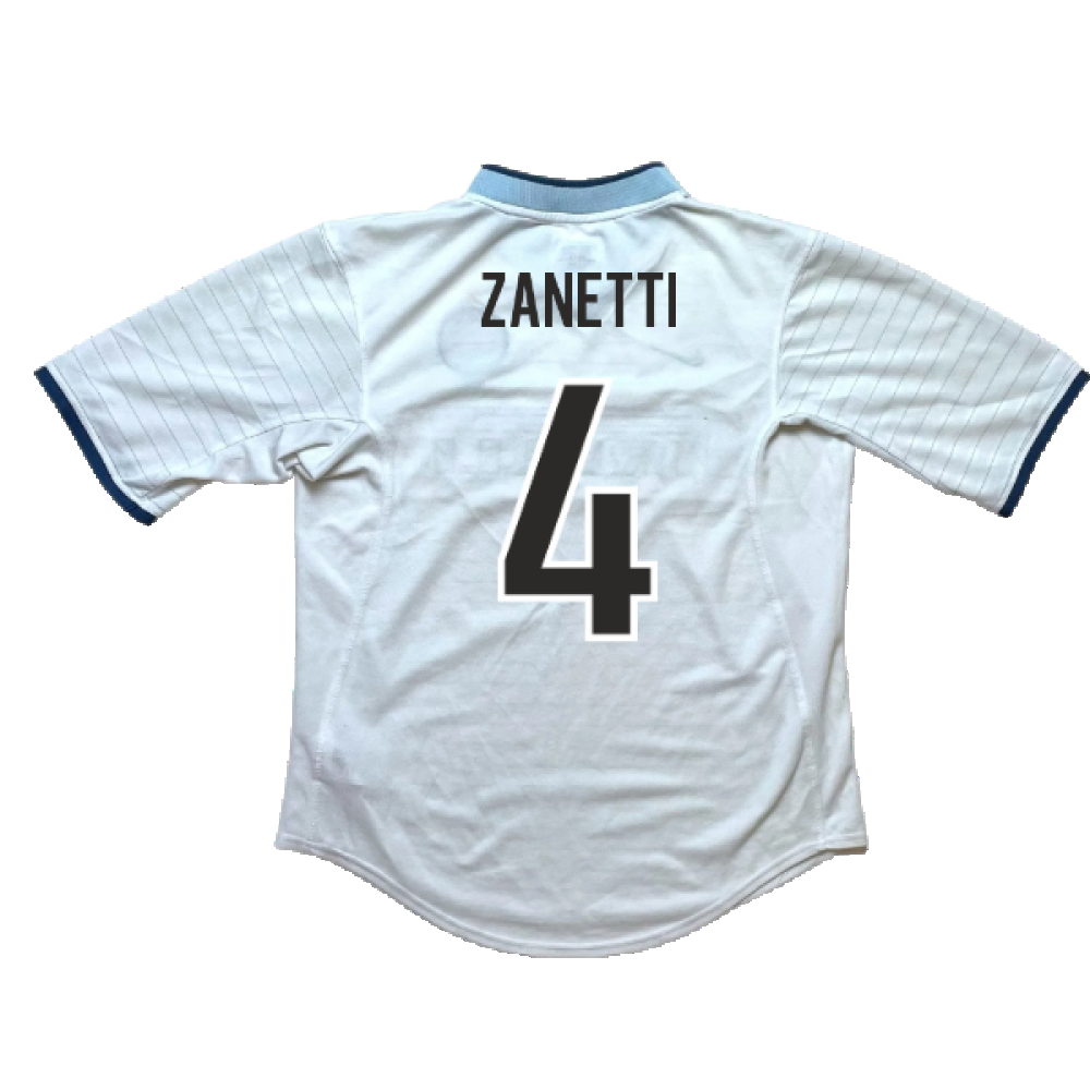 Inter Milan 1998-99 Away Shirt (XL) (Zanetti 4) (Excellent)_1