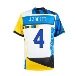 Inter Milan 2020-21 Fourth Shirt (L) (J ZANETTI 4) (Excellent)_1