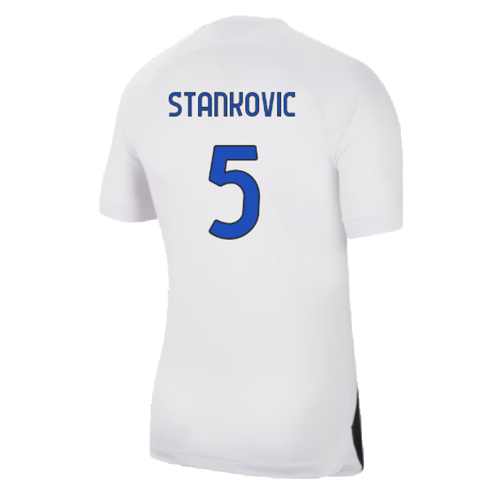 Inter Milan 2023-24 Away Shirt (Sponsorless) (M) (Stankovic 5) (BNWT)_1