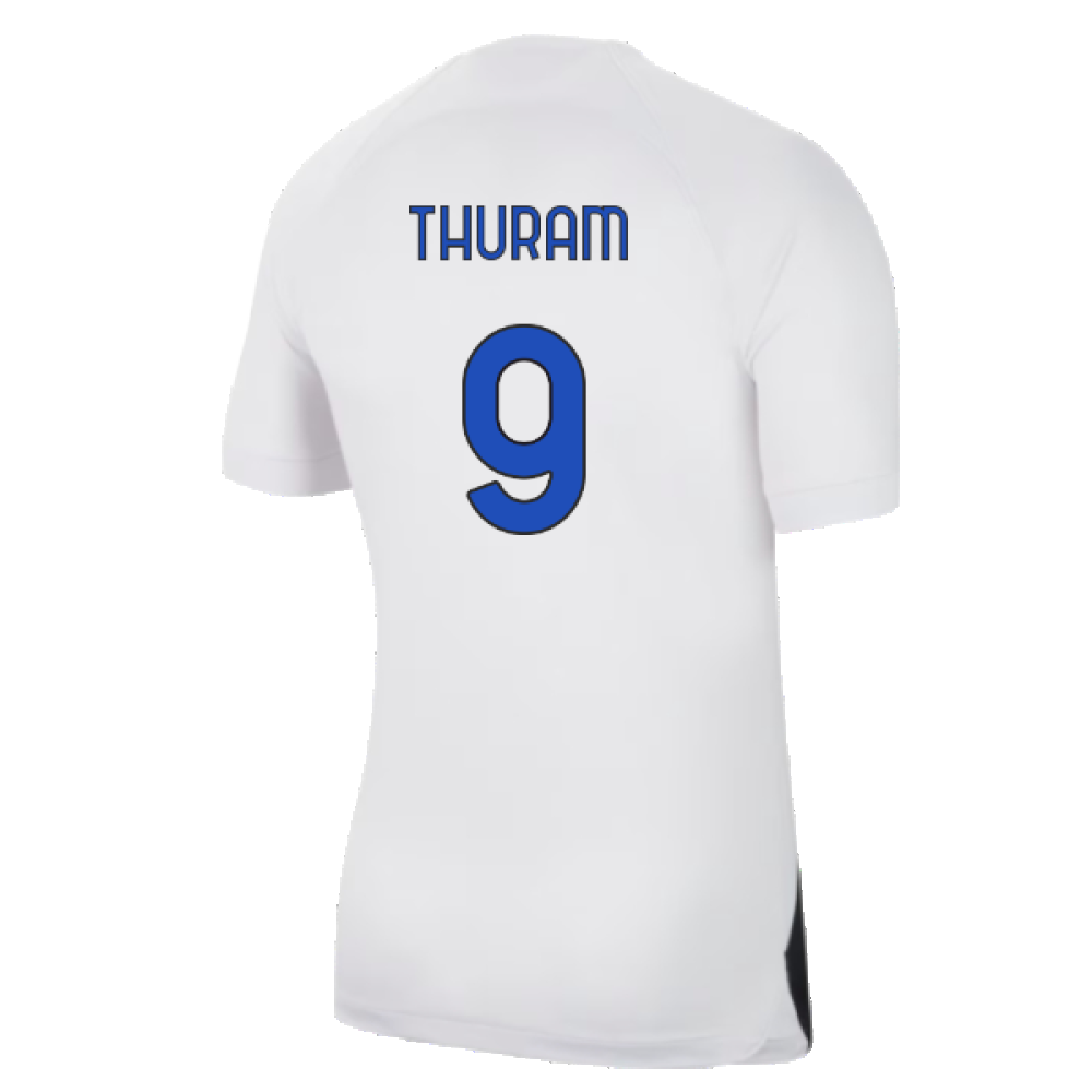Inter Milan 2023-24 Away Shirt (Sponsorless) (M) (Thuram 9) (BNWT)_1