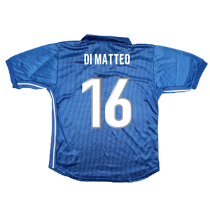 Italy 1998-99 Home Shirt (XL) (Excellent) (Di Matteo 16)_1