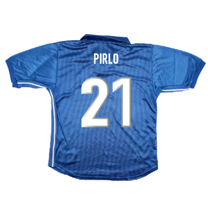 Italy 1998-99 Home Shirt (XL) (Excellent) (Pirlo 21)_1