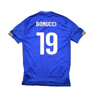 Italy 2014-15 Home Shirt (Excellent) (Bonucci 19)_1