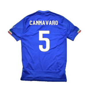 Italy 2014-16 Home Shirt (XL) (Excellent) (Cannavaro 5)_1