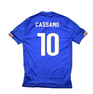 Italy 2014-15 Home Shirt (Excellent) (Cassano 10)_1