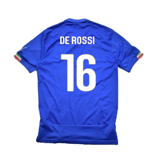 Italy 2014-16 Home Shirt (M) (Good) (De Rossi 16)_1