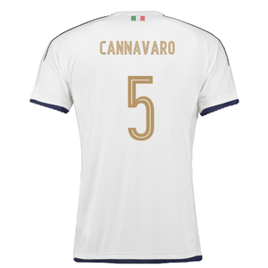 Italy 2016-17 Away Shirt (M) (Excellent) (Cannavaro 5)_1