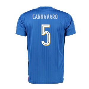 Italy 2016-17 Home Shirt (M) (Excellent) (Cannavaro 5)_1