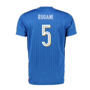 Italy 2016-17 Home Shirt (XLB) (Good) (Rugani 5)_1