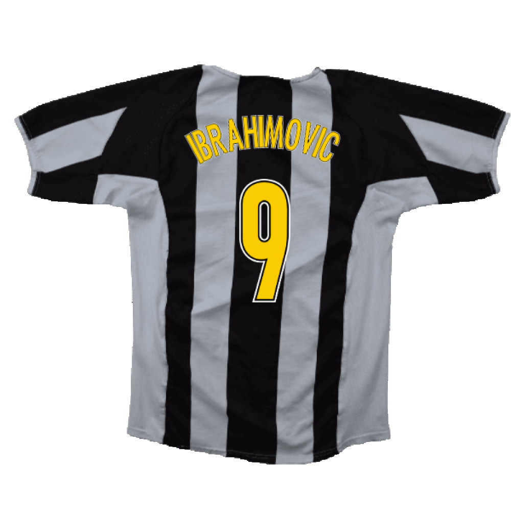 Juventus 2004-05 Home Shirt (XL) (Good) (Ibrahimovic 9) – Classic Juventus 2004-05 Home Shirt (XL) (Good) (Ibrahimovic 9) – Classic